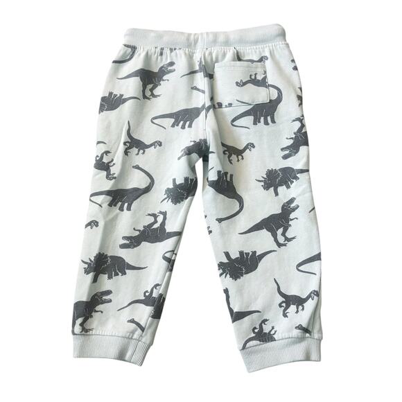 FabKids Dinosaur/Black Jogger Sweatpants Boys Size XS(4T/5T) Lot of 2 - Picture 10 of 10